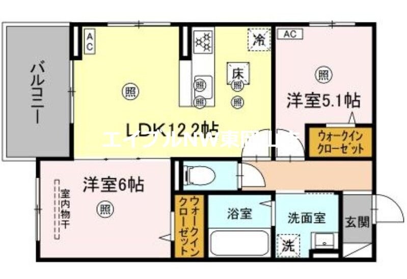 ル　コンテの物件間取画像