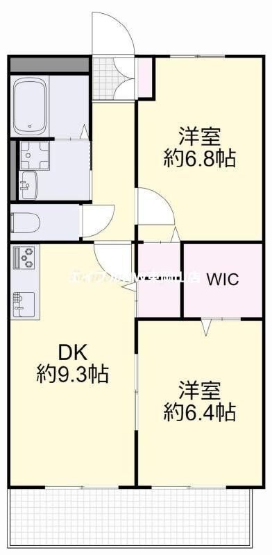 ホワイトマンション八反田の物件間取画像