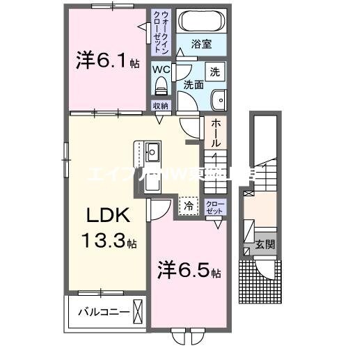 ライトヒルズレジデンスＡの物件間取画像