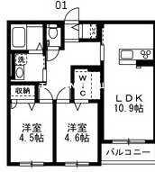 サン・ハイツ Aの物件間取画像