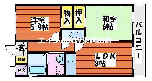 VILLA FRESCAの物件間取画像