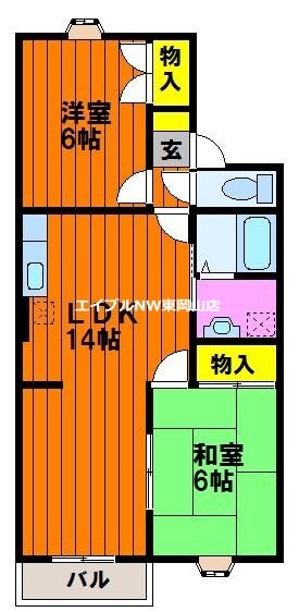 物件間取画像