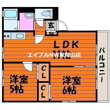 メゾンマーシュＡの物件間取画像