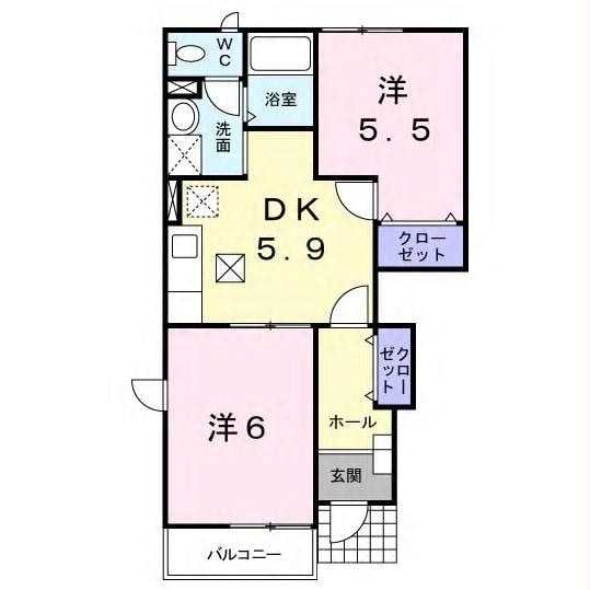 セレノの物件間取画像