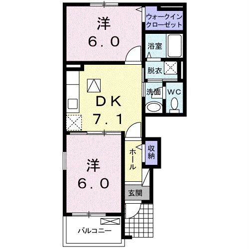 フリーデの物件間取画像