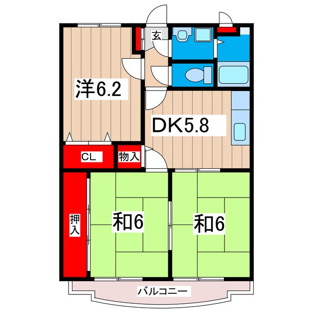 アークヒルの物件間取画像