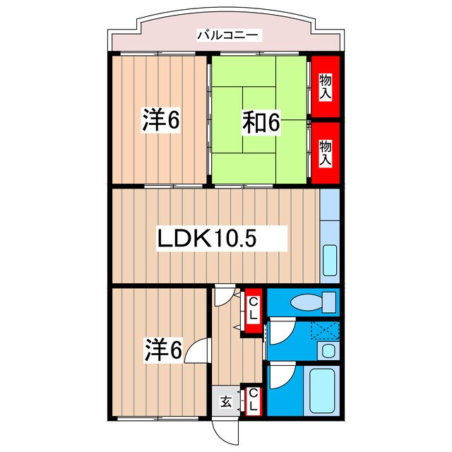 大みかガーデンハウスの物件間取画像