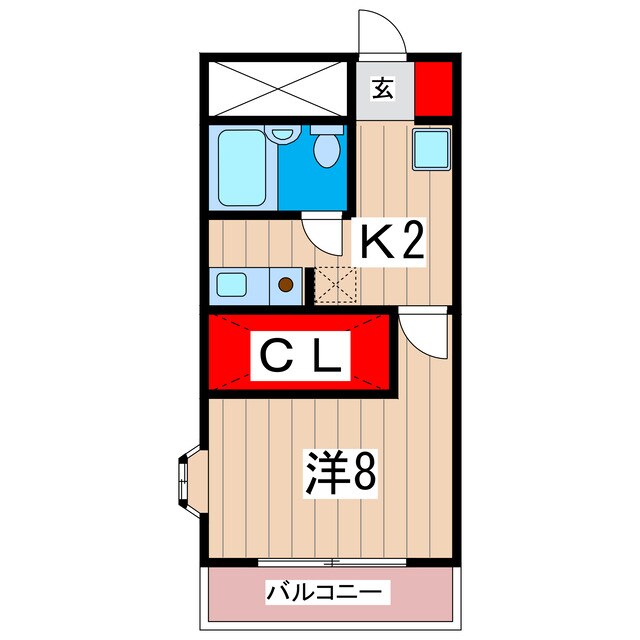 メゾンALCの物件間取画像