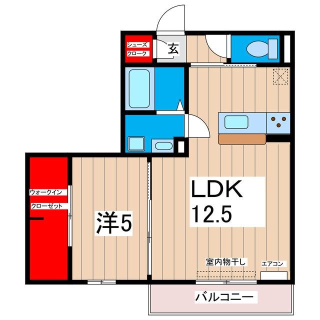 ヴィラ245の物件間取画像