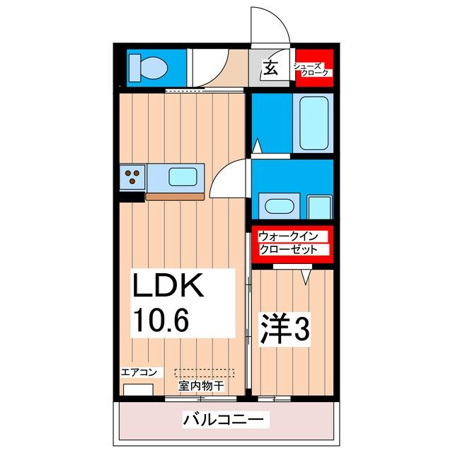 ヴィラ245の物件間取画像