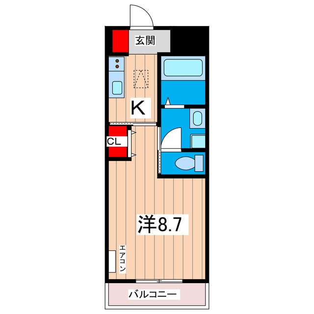 コンフォール二軒茶屋の物件間取画像