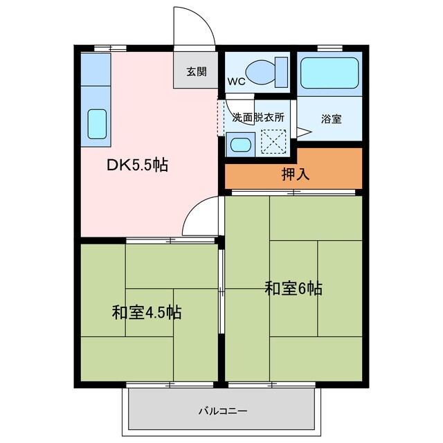 ゾンネハイムⅠの物件間取画像