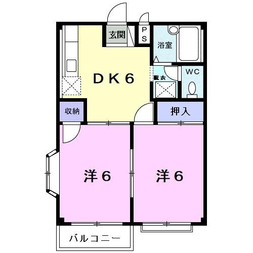 ジュネスアノンβの物件間取画像