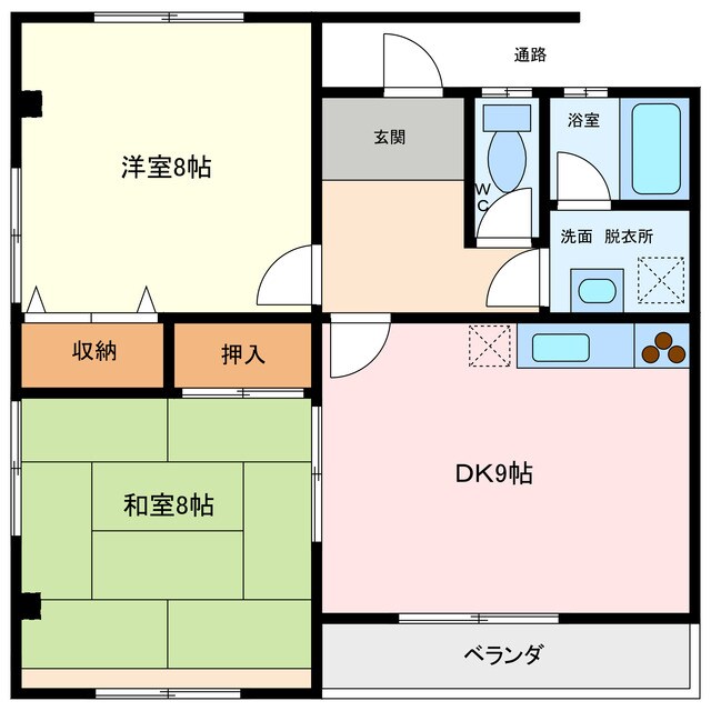 Ｃｅｓｔ ｌａ ｖｉｅの物件間取画像