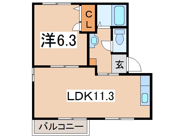 シャトルＭ＆Ｍの物件間取画像