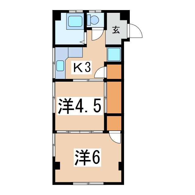 協和第一ビルの物件間取画像