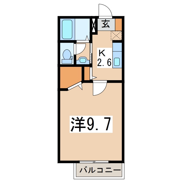 ヴェルドミールＢの物件間取画像