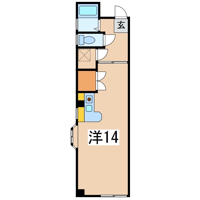 クレージュＩの物件間取画像