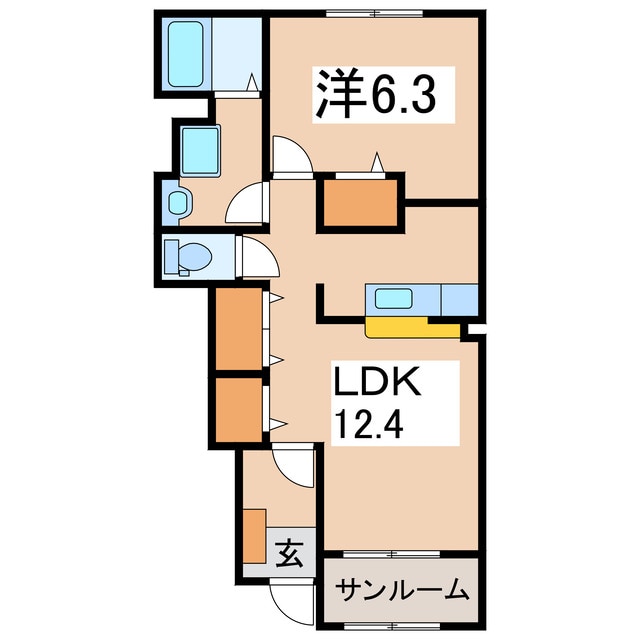 ベル イリーデⅠの物件間取画像