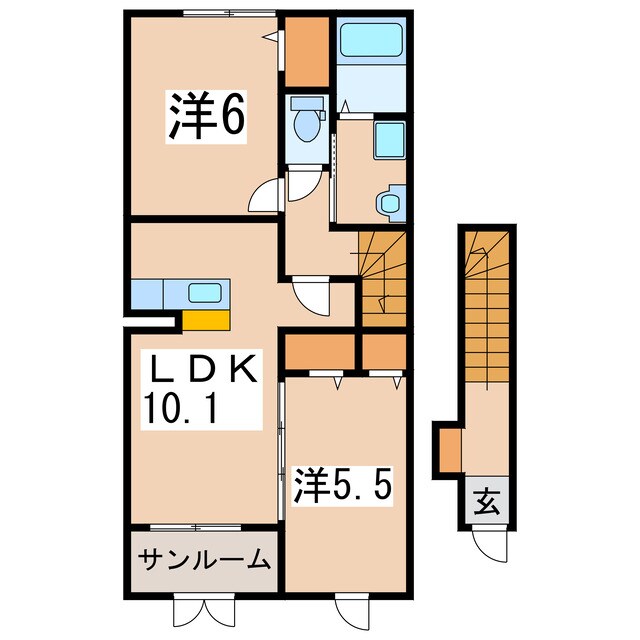 カームリー・クレメントの物件間取画像