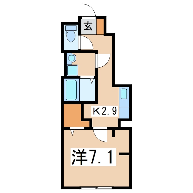 クレールの物件間取画像