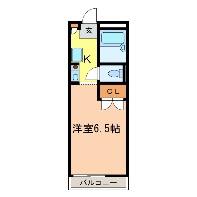 レオパレス滝谷の物件間取画像