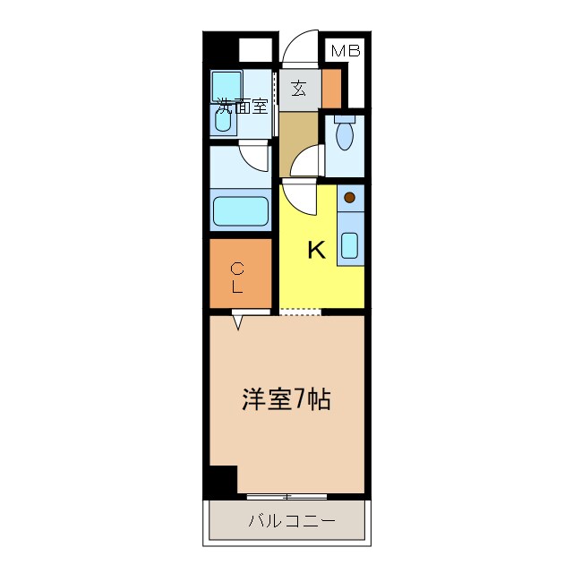 エレガンシア金剛の物件間取画像