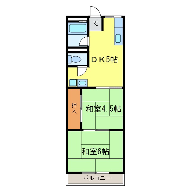 第一栄マンションの物件間取画像