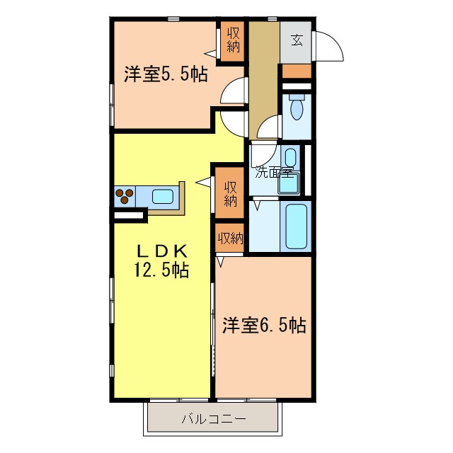 ハイム　コンフォートの物件間取画像