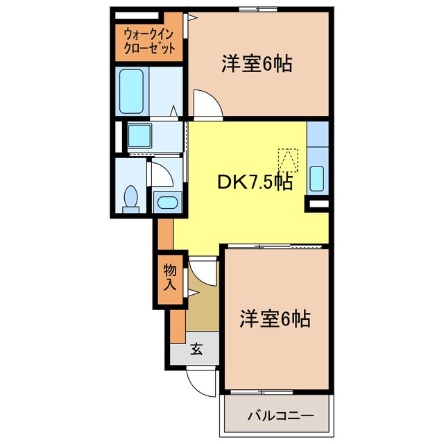 ハーモニーおしおの物件間取画像