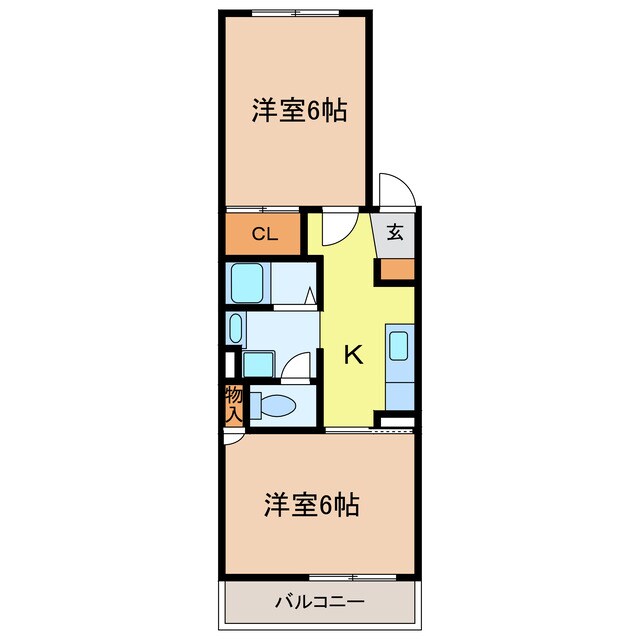 三貴マンションの物件間取画像