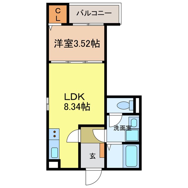 F＋style 狭山・池尻中　1号館の物件間取画像