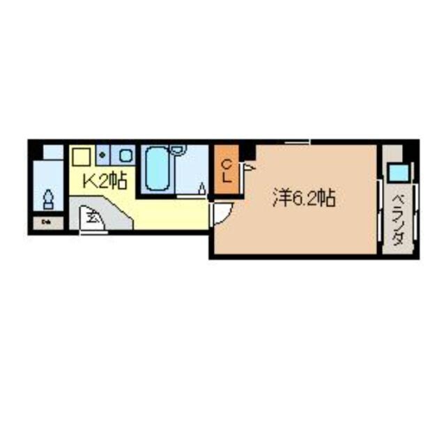 FKビルの物件間取画像
