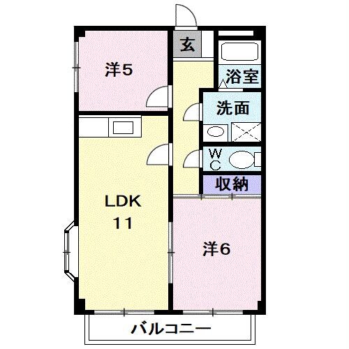 あすなろの物件間取画像