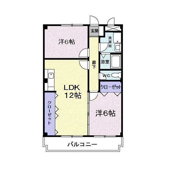 シャルマンの物件間取画像