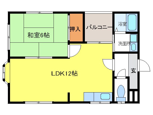 フォルテ泉大津の物件間取画像
