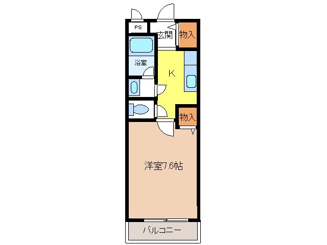 カルティエ３Ｍの物件間取画像