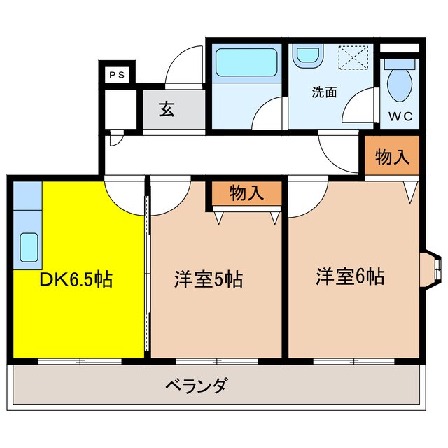 JSC泉大津の物件間取画像