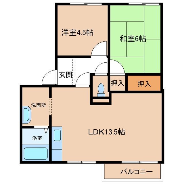 ハイツ菅原の物件間取画像