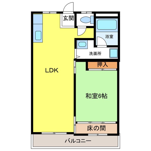 忠岡グリーンハイツの物件間取画像