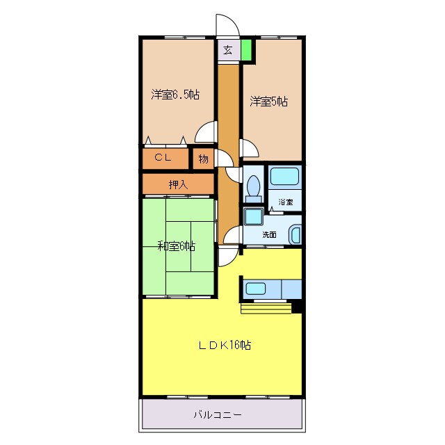 ロイヤルエイトコートⅠの物件間取画像