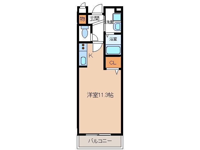 アンソレイエⅠの物件間取画像