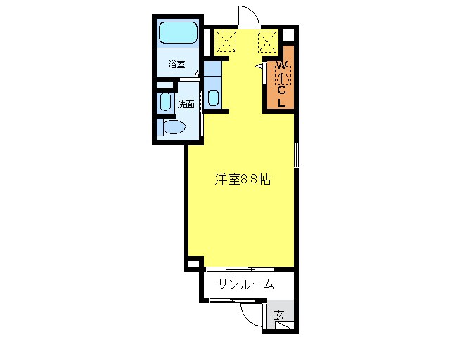カンフリエⅡの物件間取画像