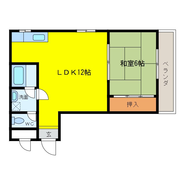 物件間取画像