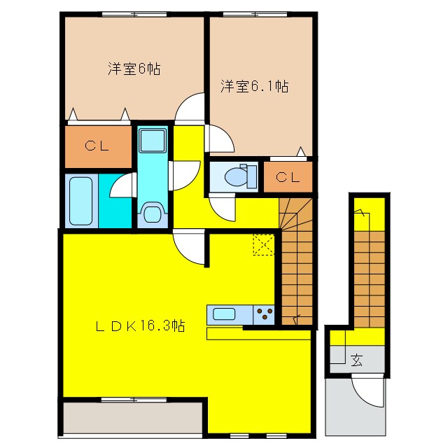アベンシスの物件間取画像