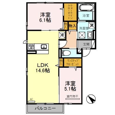 ラプロスペリータの物件間取画像