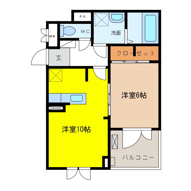 Ｙ・Ｙ・Ｙ‐２２の物件間取画像