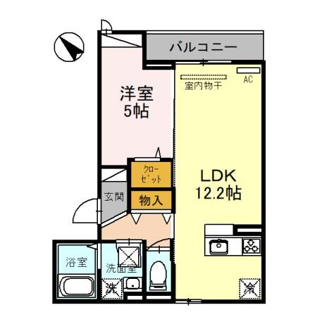 アムール旭の物件間取画像