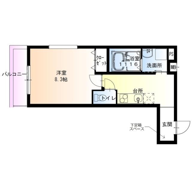 フジパレス泉大津ノースの物件間取画像