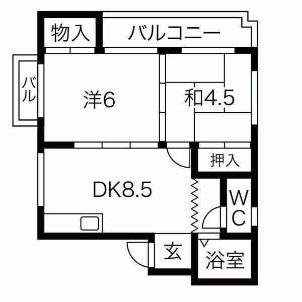 ＪＳＣ高石の物件間取画像